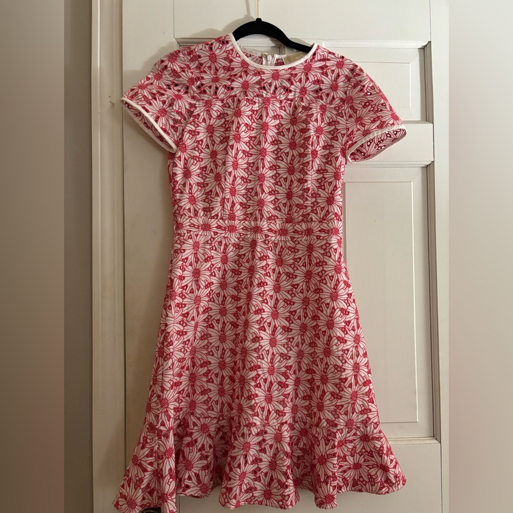 Michael Kors Red Floral Dress